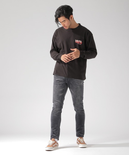 BAYFLOW(ベイフロー)の「【POSER(ポーザー)】Nov L/S TEE(Tシャツ/カットソー・メンズ・ホワイト/ライトグレー/ブラック/ベージュ/オフホワイト/オレンジ・MEDIUM/LARGE)」の15枚目の写真