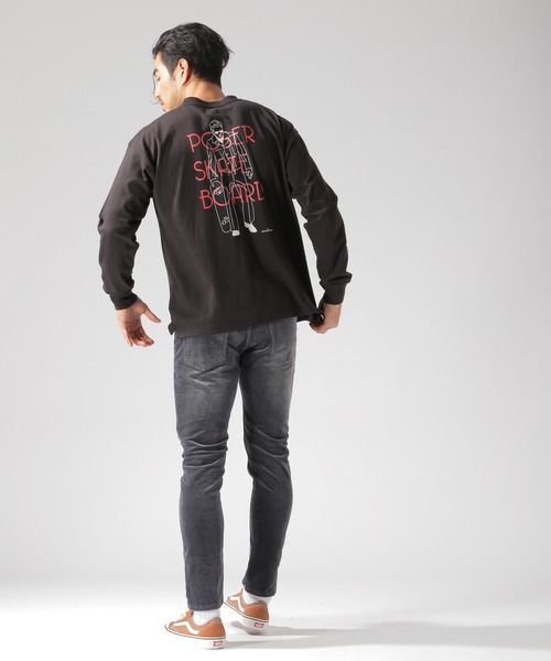 BAYFLOW(ベイフロー)の「【POSER(ポーザー)】Nov L/S TEE(Tシャツ/カットソー・メンズ・ホワイト/ライトグレー/ブラック/ベージュ/オフホワイト/オレンジ・MEDIUM/LARGE)」の16枚目の写真