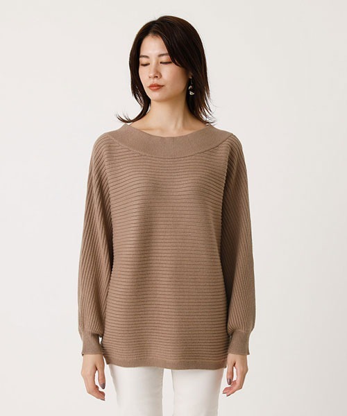 2WAY RIB SWITCH KNIT TOPS/2WAYリブスイッチニットトップス（ニット