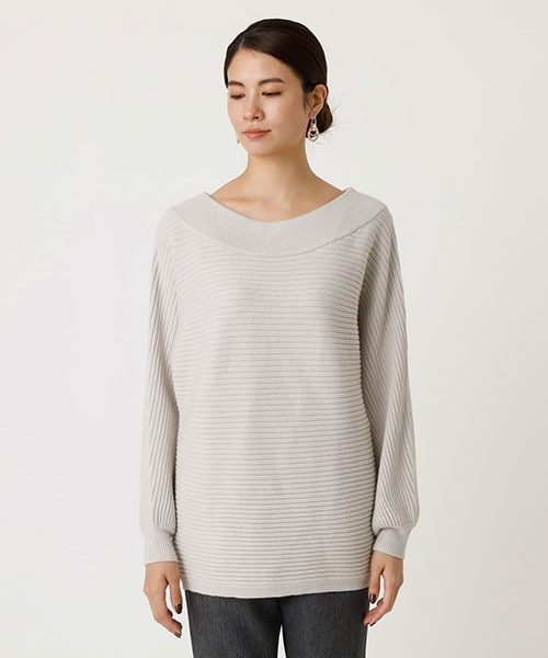 2WAY RIB SWITCH KNIT TOPS/2WAYリブスイッチニットトップス（ニット