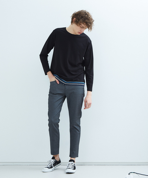 ABAHOUSE GRAY（アバハウスグレイ）の「【展開店舗限定】ストレッチイージー 5ポケットパンツ（その他パンツ・メンズ・ブラック/ベージュ/ネイビー/グレー/カーキ・46/48/50）」の6枚目の写真