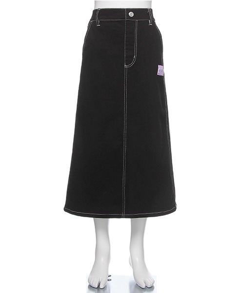 LOVETOXIC（ラブトキシック）の「ベルトつきラインナロースカート（スカート・キッズ・ブラック/ベージュ/ブルー・140/150/160）」の10枚目の写真