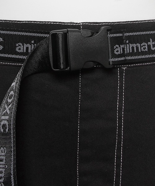 LOVETOXIC（ラブトキシック）の「ベルトつきラインナロースカート（スカート・キッズ・ブラック/ベージュ/ブルー・140/150/160）」の9枚目の写真