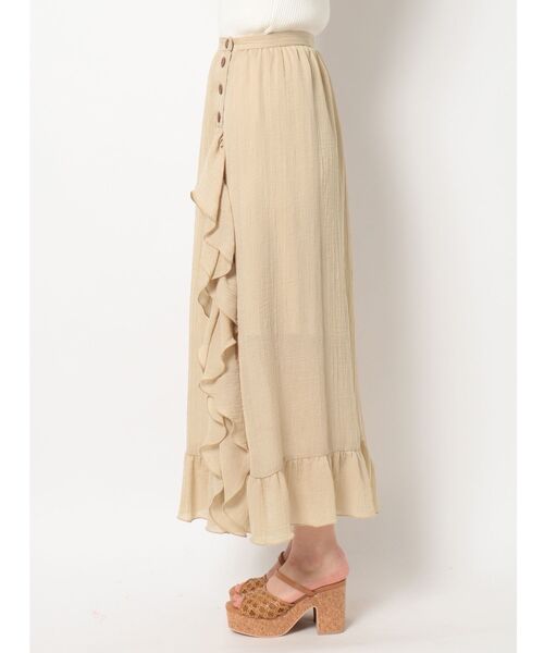 dazzlin（ダズリン）の「ライトアングルフリルスカート（スカート・レディース・ベージュ/オフホワイト/グリーン・SMALL/MEDIUM）」の21枚目の写真