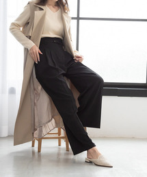 mode robe パンツ MODE ROBE スラックス パンツ テーパードパンツ レディース