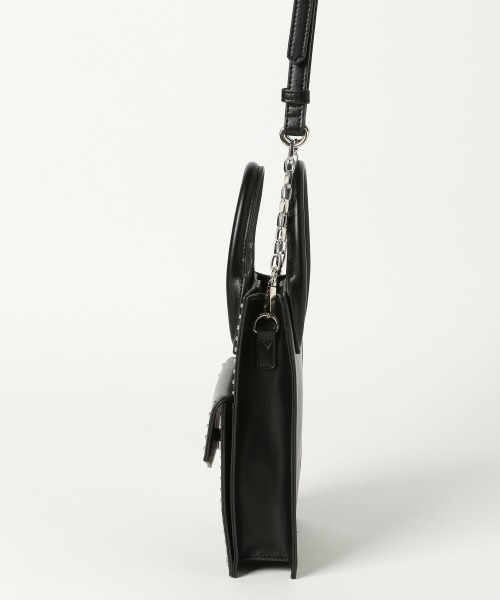 PAGEBOY（ページボーイ）の「スタッズショルダー（ショルダーバッグ・レディース・ブラック/オフホワイト/ライム/ブラック系その他/ブラック系その他2・FREE）」の14枚目の写真