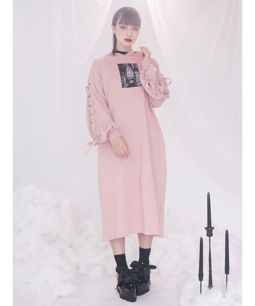 セール レースアップスリーブスウェットワンピース ワンピース Eatme イートミー のファッション通販 Zozotown