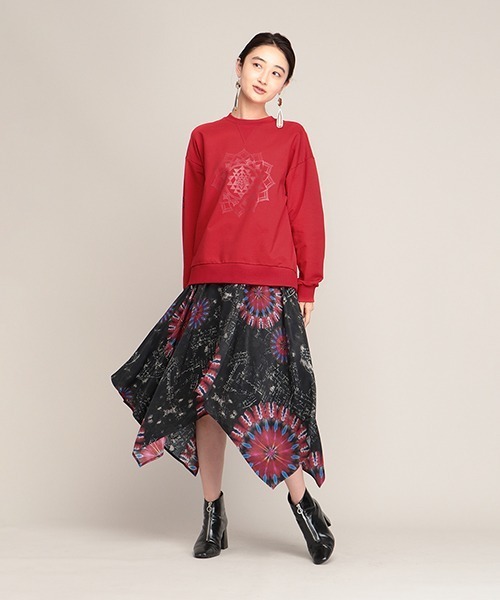 Desigual（デシグアル）の「スウェット長袖 MALAUI（スウェット・レディース・レッド・M/S/L/2L）」の8枚目の写真