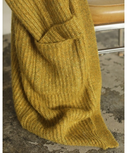 TODAYFUL（トゥデイフル）の「ロウゲージニットガウン（スウェット・レディース・アイボリー/カーキ・36inch/38inch）」の12枚目の写真