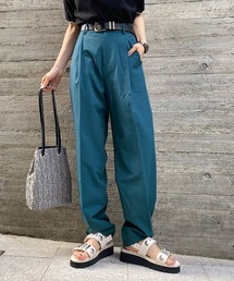 PAGEBOY | 【新色追加】【WEB限定アイテム】センタープレススラックス(タックパンツ)(スラックス)