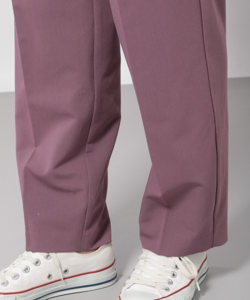 PAGEBOY(ページボーイ)の「【WEB限定アイテム】センタープレススラックス(タックパンツ)(スラックス・レディース・ダークブラウン/ダークブルー/ダークパープル/レッド/ミント/オレンジ・SMALL/MEDIUM)」の13枚目の写真