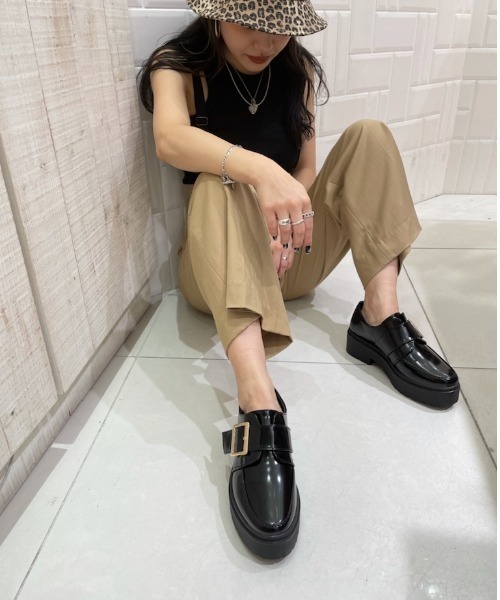 R&E（アールアンドイー）の「【R&E】トラックソールベルテッドマニッシュシューズ（パンプス・レディース・ブラック/ブラウン系その他/ブラック系その他/ブラック系その他2・LL/L/M/S）」の16枚目の写真