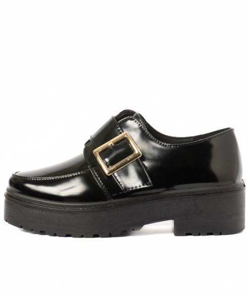 R&E（アールアンドイー）の「【R&E】トラックソールベルテッドマニッシュシューズ（パンプス・レディース・ブラック/ブラウン系その他/ブラック系その他/ブラック系その他2・LL/L/M/S）」の9枚目の写真