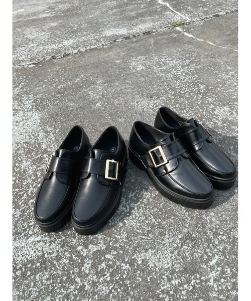 R&E（アールアンドイー）の「【R&E】トラックソールベルテッドマニッシュシューズ（パンプス・レディース・ブラック/ブラウン系その他/ブラック系その他/ブラック系その他2・LL/L/M/S）」の22枚目の写真