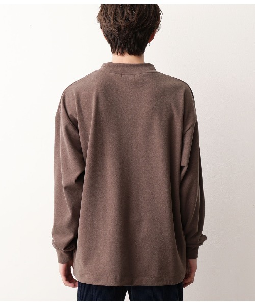 JUNRED(ジュンレッド)の「モイスチャースムースモックネックプルオーバー(Tシャツ/カットソー・メンズ・ホワイト/ブラック/キャメル・M/L)」の17枚目の写真