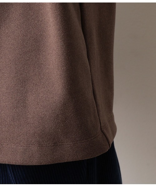 JUNRED(ジュンレッド)の「モイスチャースムースモックネックプルオーバー(Tシャツ/カットソー・メンズ・ホワイト/ブラック/キャメル・M/L)」の20枚目の写真