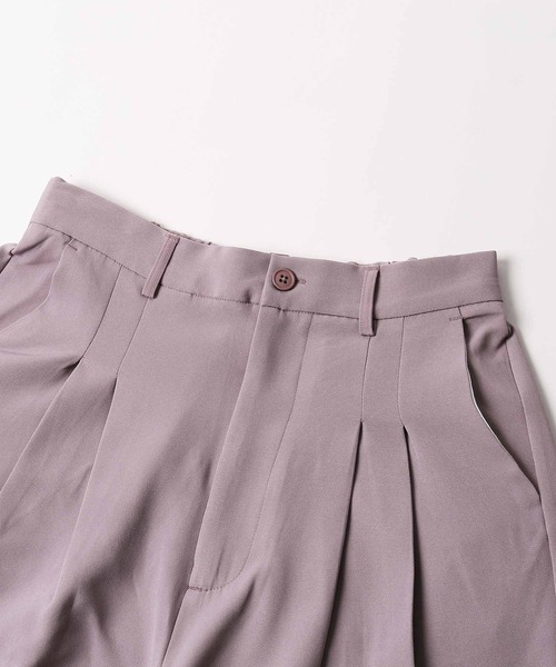 NILWAY(ニルウェイ)の「タックリラックスワイドイージースラックス(スラックス・メンズ・ブラウン/パープル/ブラック/ブルー/アイボリー/キャメル・LARGE/MEDIUM)」の18枚目の写真