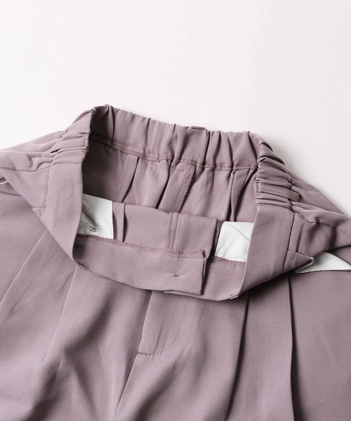 NILWAY(ニルウェイ)の「タックリラックスワイドイージースラックス(スラックス・メンズ・ブラウン/パープル/ブラック/ブルー/アイボリー/キャメル・LARGE/MEDIUM)」の19枚目の写真