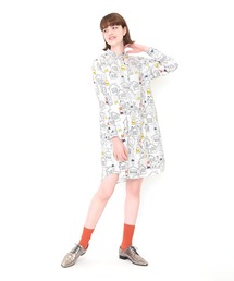 グラニフ ミッフィー ツリーパターン ワンピース ホワイト miffy - 新品未使用！グラニフ ミッフィー ツリーパターン