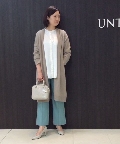 UNTITLED（アンタイトル）の「ソフトウールアンゴラロングカーディガン 