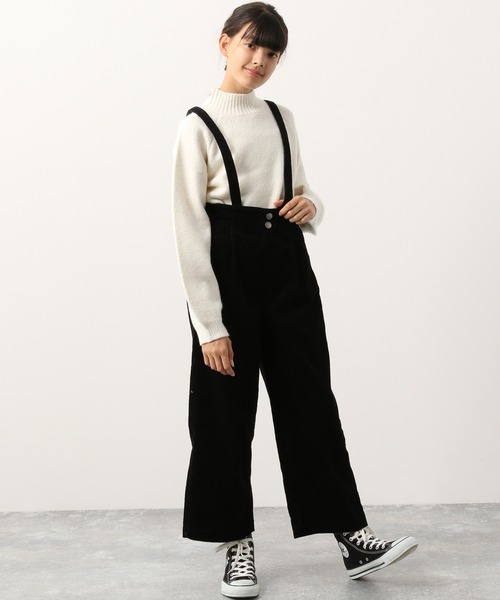 GLOBAL WORK(グローバルワーク)の「【ジュニア】サスツキコーデュロイパンツ/893812(その他パンツ・キッズ・ブラック/ライトベージュ・150cm/160cm)」の2枚目の写真
