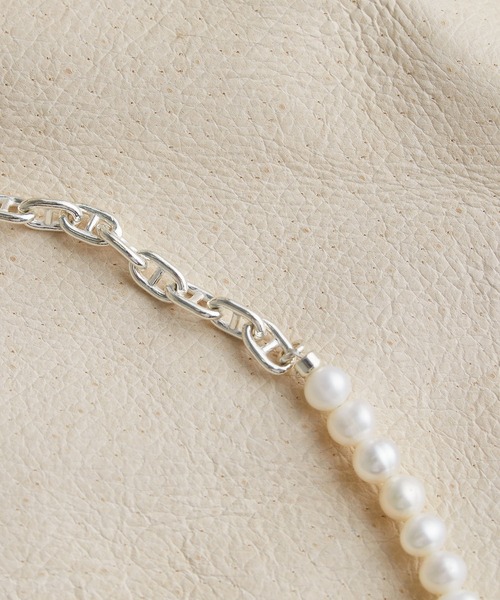 UNITED TOKYO（ユナイテッドトウキョウ）の「チェンジパールネックレス（ネックレス・メンズ・シルバー・FREE）」の4枚目の写真