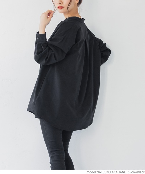 coca(coca)(コカ)の「4wayストレッチポケット付きシャツ(シャツ/ブラウス・レディース・ブラック・ONE SIZE)」の9枚目の写真
