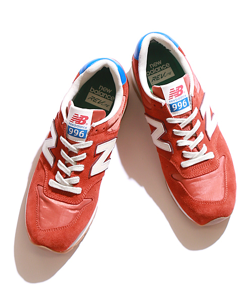And A（アンドエー）の「MRL996 EH COLOR UPDATE (New Balance)（スニーカー・レディース・ダークグリーン/オレンジ・24.5cm/23.5cm）」の3枚目の写真