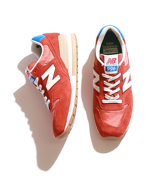 And A（アンドエー）の「MRL996 EH COLOR UPDATE (New Balance)（スニーカー・レディース・ダークグリーン/オレンジ・24.5cm/23.5cm）」の4枚目の写真
