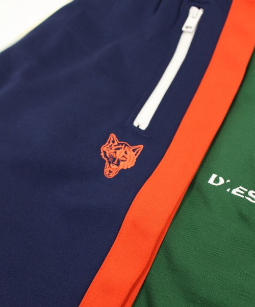 DIESEL（ディーゼル）の「ロゴ 刺繍 サイドライン トラック