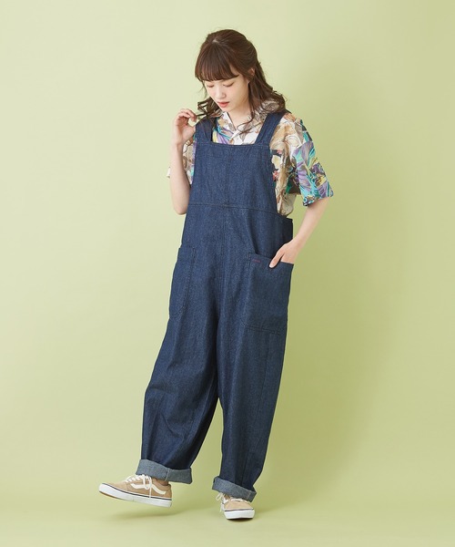 CUBE SUGAR（キューブシュガー）の「キャンブリック 総柄 プリント 開襟シャツ（シャツ/ブラウス・レディース・マルチ/ベージュ系その他/ブラック系その他/パープル系その他・M）」の17枚目の写真