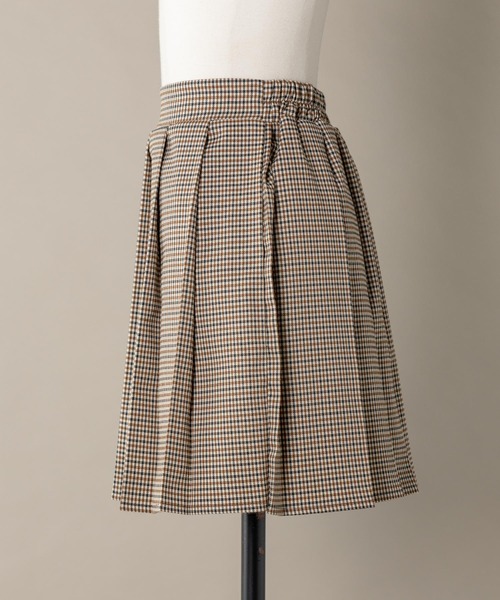 moi tytto（モイテュット）の「チェックプリーツスカパン【セットアップ可能】（スカート・レディース・ナチュラル/ブラウン・FREE）」の11枚目の写真