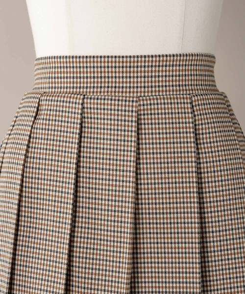 moi tytto（モイテュット）の「チェックプリーツスカパン【セットアップ可能】（スカート・レディース・ナチュラル/ブラウン・FREE）」の14枚目の写真