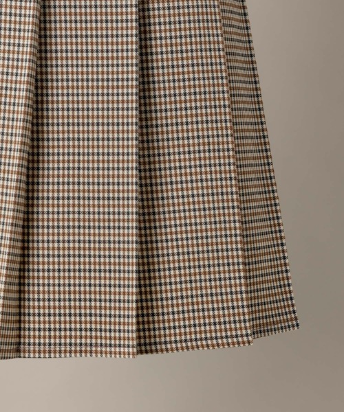 moi tytto（モイテュット）の「チェックプリーツスカパン【セットアップ可能】（スカート・レディース・ナチュラル/ブラウン・FREE）」の15枚目の写真