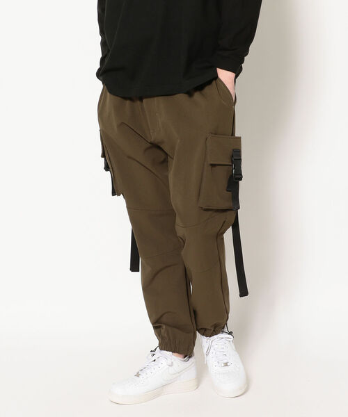 LUSOR（ルーソル）の「LUSOR（ルーソル）撥水SN CARGO PANTS（カーゴパンツ・メンズ・カーキ/ブラック/ベージュ・SMALL/MEDIUM/LARGE）」の3枚目の写真