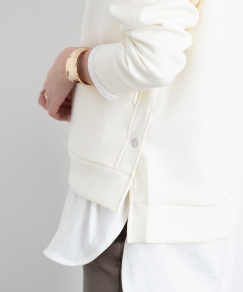 Aunt Marie's（アントマリーズ）の「ボンディングプルオーバーパーカー/ Aunt Marie’ｓ（パーカー・レディース・ライトブルー/ブラック/ライトグリーン/アイボリー・FREE）」の19枚目の写真