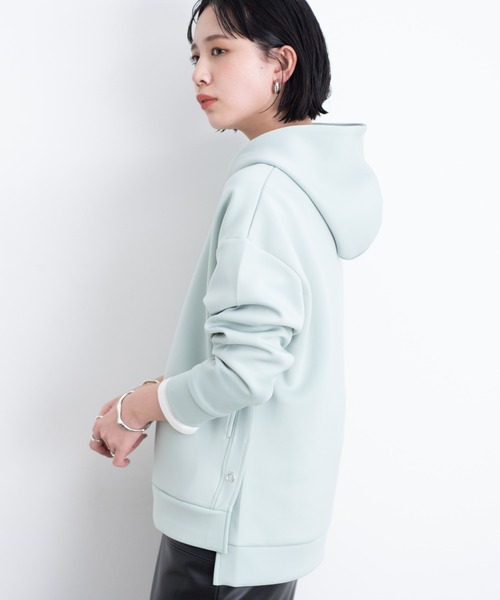 Aunt Marie's（アントマリーズ）の「ボンディングプルオーバーパーカー/ Aunt Marie’ｓ（パーカー・レディース・ライトブルー/ブラック/ライトグリーン/アイボリー・FREE）」の16枚目の写真