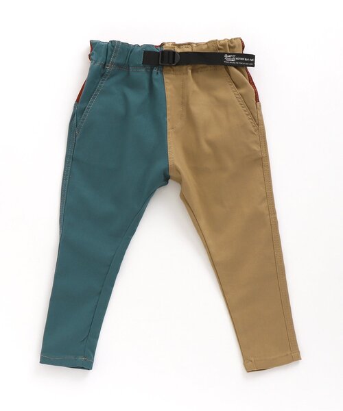 BREEZE（ブリーズ）の「もっとストレッチジョガーパンツ 10分丈（その他パンツ・キッズ・ベージュ/レインボー/インディゴブルー・90/150/120/110/100/130/140）」の3枚目の写真