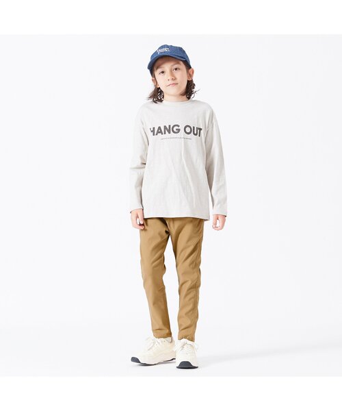 BREEZE（ブリーズ）の「もっとストレッチジョガーパンツ 10分丈（その他パンツ・キッズ・ベージュ/レインボー/インディゴブルー・90/150/120/110/100/130/140）」の6枚目の写真