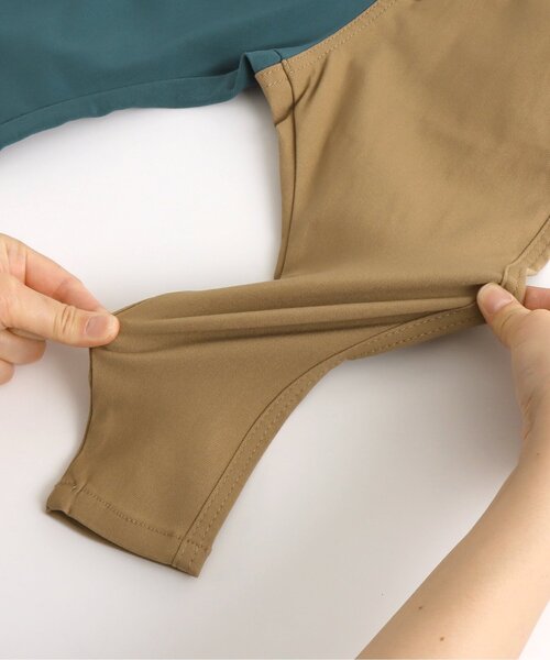 BREEZE（ブリーズ）の「もっとストレッチジョガーパンツ 10分丈（その他パンツ・キッズ・ベージュ/レインボー/インディゴブルー・90/150/120/110/100/130/140）」の13枚目の写真