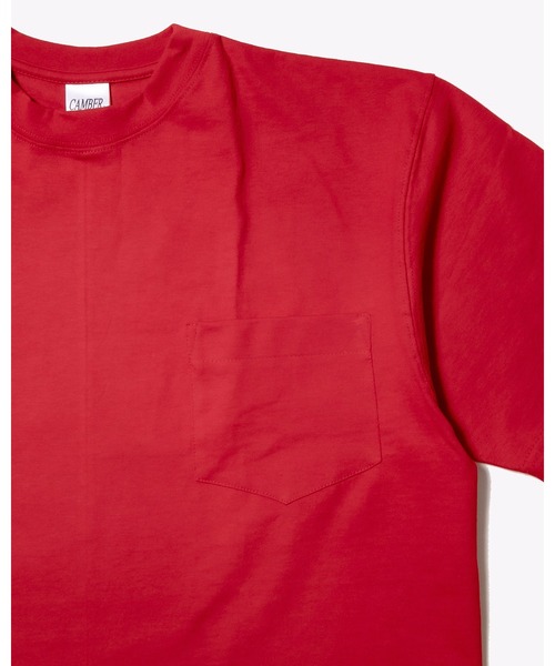 CAMBER（キャンバー）の「「CAMBER キャンバー」ユニセックス 8オンス ヘヴィーウェイト　クルーネック ショートスリーブ ポケット Tシャツ（Tシャツ/カットソー・メンズ・バーガンディー/ホワイト/ブラック/オレンジ/レッド/ナチュラル/ロイヤルブルー/グレー/ゴールド/ダークグリーン・SMALL/MEDIUM/X-LARGE/LARGE）」の17枚目の写真