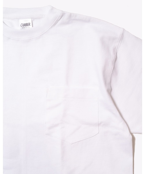 CAMBER（キャンバー）の「「CAMBER キャンバー」ユニセックス 8オンス ヘヴィーウェイト　クルーネック ショートスリーブ ポケット Tシャツ（Tシャツ/カットソー・メンズ・バーガンディー/ホワイト/ブラック/オレンジ/レッド/ナチュラル/ロイヤルブルー/グレー/ゴールド/ダークグリーン・SMALL/MEDIUM/X-LARGE/LARGE）」の18枚目の写真