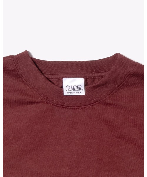 CAMBER（キャンバー）の「「CAMBER キャンバー」ユニセックス 8オンス ヘヴィーウェイト　クルーネック ショートスリーブ ポケット Tシャツ（Tシャツ/カットソー・メンズ・バーガンディー/ホワイト/ブラック/オレンジ/レッド/ナチュラル/ロイヤルブルー/グレー/ゴールド/ダークグリーン・SMALL/MEDIUM/X-LARGE/LARGE）」の13枚目の写真