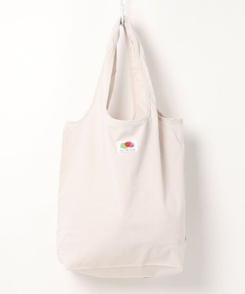 FRUIT OF THE LOOM（フルーツオブザルーム）の「ショッピングバック（エコバッグ/サブバッグ・レディース・ブラック/ベージュ/ネイビー/グレー/ピンク/ミント・FREE）」の7枚目の写真