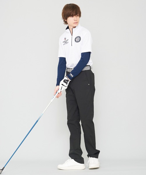 FILA(フィラ)の「【FILA GOLF/フィラゴルフ】ロゴハーフジップ インナーセット シャツ(その他トップス・メンズ・ターコイズブルー/ホワイト/ネイビー・L/LL/M)」の6枚目の写真