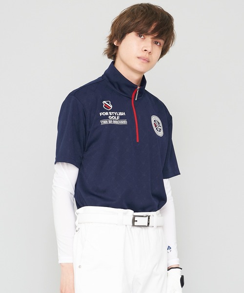 FILA(フィラ)の「【FILA GOLF/フィラゴルフ】ロゴハーフジップ インナーセット シャツ(その他トップス・メンズ・ターコイズブルー/ホワイト/ネイビー・L/LL/M)」の7枚目の写真