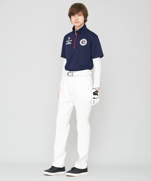 FILA(フィラ)の「【FILA GOLF/フィラゴルフ】ロゴハーフジップ インナーセット シャツ(その他トップス・メンズ・ターコイズブルー/ホワイト/ネイビー・L/LL/M)」の9枚目の写真