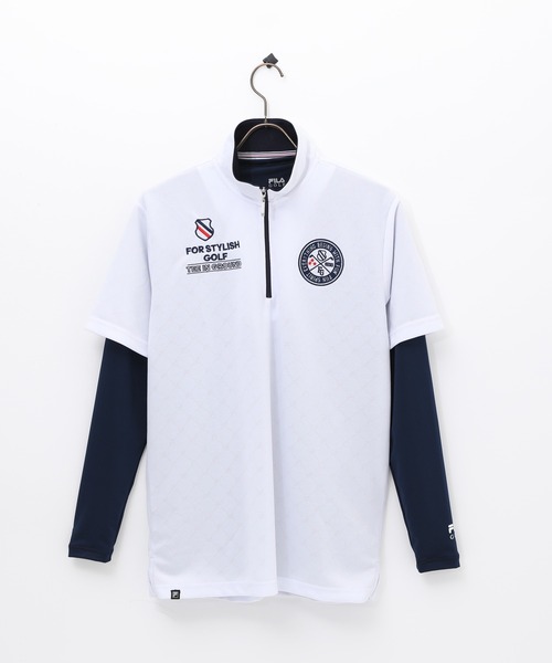 FILA(フィラ)の「【FILA GOLF/フィラゴルフ】ロゴハーフジップ インナーセット シャツ(その他トップス・メンズ・ターコイズブルー/ホワイト/ネイビー・L/LL/M)」の18枚目の写真