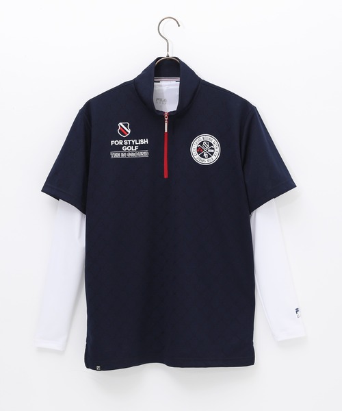 FILA(フィラ)の「【FILA GOLF/フィラゴルフ】ロゴハーフジップ インナーセット シャツ(その他トップス・メンズ・ターコイズブルー/ホワイト/ネイビー・L/LL/M)」の19枚目の写真