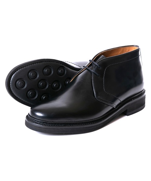 Berwick1707(バーウィック)の「Berwick バーウィック チャッカブーツ 370 ヴィブラム ソール(ブーツ・メンズ・ブラック/バーガンディー/ブラウン・6/8/8.5/6.5/5/7/7.5/5.5/4.5/9)」の4枚目の写真
